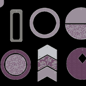 Intra απο ξύλο plywood 3mm-4mm πάχος – Ακόμα ένα σετ σκουλαρίκια Δίασταση  5x5 cm INTRAFABR-14914695