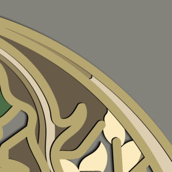 Intra απο ξύλο plywood 3mm-4mm πάχος – Ying-Yang Tree Multilayer/Tree Δίασταση  20x20 cm INTRAFABR-67710296 - Image 8