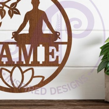 Intra απο ξύλο plywood 3mm-4mm πάχος – Γιόγκα Αντρικό Σήμα Δίασταση  20x20 cm INTRAFABR-85508367 - Image 1