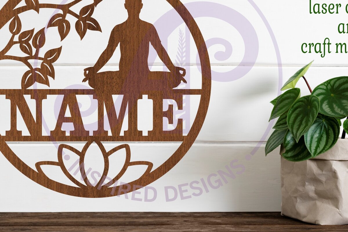 Intra απο ξύλο plywood 3mm-4mm πάχος – Γιόγκα Αντρικό Σήμα Δίασταση  20x20 cm INTRAFABR-85508367