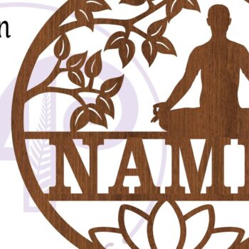 Intra απο ξύλο plywood 3mm-4mm πάχος – Γιόγκα Αντρικό Σήμα Δίασταση  20x20 cm INTRAFABR-85508367 - Image 4