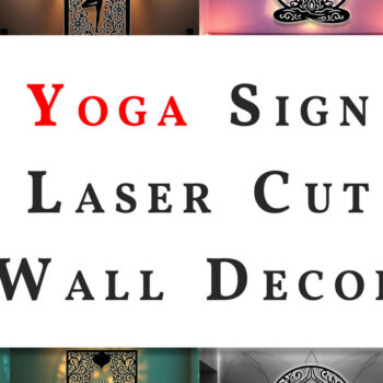 Intra απο ξύλο plywood 3mm-4mm πάχος – Πακέτο Art Wall Art Sign Sign Yoga Δίασταση  40x30 cm INTRAFABR-124957401 - Image 1