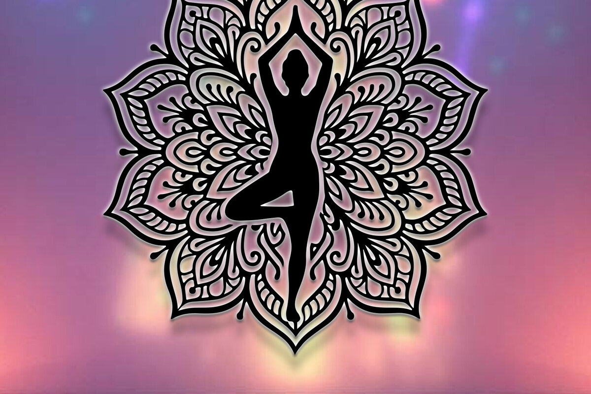 Intra απο ξύλο plywood 3mm-4mm πάχος – Yoga Sign Decor Wall Δίασταση  40x30 cm INTRAFABR-124624754