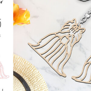 Intra απο ξύλο plywood 3mm-4mm πάχος – Yorkshire Terrier σκουλαρίκια σκυλιών με λέιζερ Δίασταση  5x5 cm INTRAFABR-119311106