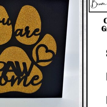 Intra απο ξύλο plywood 3mm-4mm πάχος – You are Pawsome Cut out πρότυπο κάρτας Δίασταση  20x20 cm INTRAFABR-24532710 - Image 1