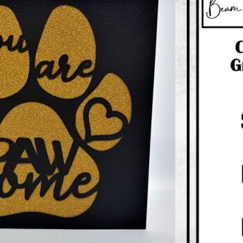 Intra απο ξύλο plywood 3mm-4mm πάχος – You are Pawsome Cut out πρότυπο κάρτας Δίασταση  20x20 cm INTRAFABR-24532710 - Image 3