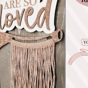 Intra απο ξύλο plywood 3mm-4mm πάχος – Είστε τόσο αγαπημένοι Macrame Laser Δίασταση  20x20 cm INTRAFABR-74860371