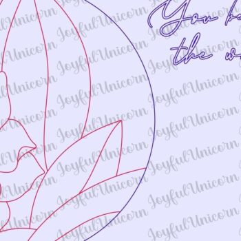 Intra απο ξύλο plywood 3mm-4mm πάχος – Ανήκεις ανάμεσα στα αγριολούλουδα Δίασταση  20x20 cm INTRAFABR-38232818 - Image 2