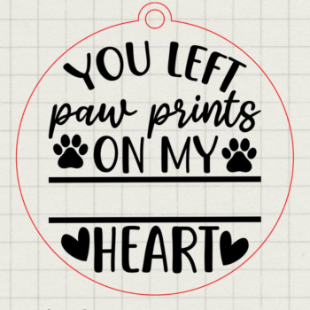 Intra απο ξύλο plywood 3mm-4mm πάχος – Εκτυπώσεις από το αριστερό πόδι στην καρδιά μου Δίασταση  20x20 cm INTRAFABR-110295995 - Image 5