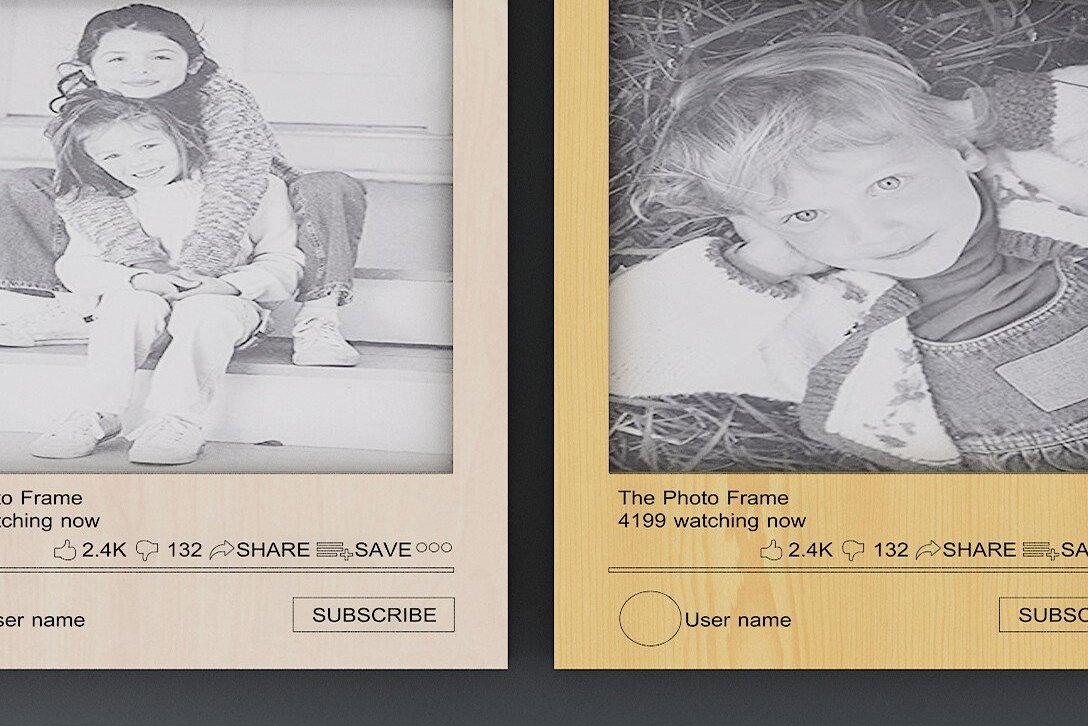 Intra απο ξύλο plywood 3mm-4mm πάχος – YouTube Frame Αρχείο Δίασταση  45x45 cm INTRAFABR-37058851