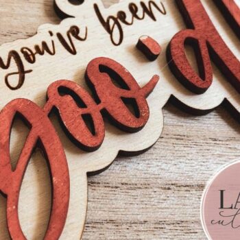 Intra απο ξύλο plywood 3mm-4mm πάχος – You've Been Boo'd Tag Δίασταση  20x20 cm INTRAFABR-74519501 - Image 5