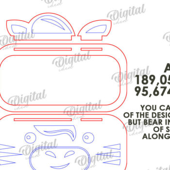 Intra απο ξύλο plywood 3mm-4mm πάχος – Κοπή με λέιζερ θήκη γυαλιών Zebra Δίασταση  20x20 cm INTRAFABR-116204320 - Image 2