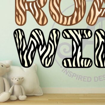 Intra απο ξύλο plywood 3mm-4mm πάχος – Αλφάβητο γραμμάτων εκτύπωσης Zebra ή Tiger Δίασταση  20x20 cm INTRAFABR-78144238 - Image 2