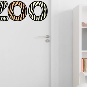 Intra απο ξύλο plywood 3mm-4mm πάχος – Αλφάβητο γραμμάτων εκτύπωσης Zebra ή Tiger Δίασταση  20x20 cm INTRAFABR-78144238 - Image 3