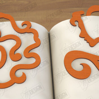 Intra απο ξύλο plywood 3mm-4mm πάχος – Zodiac Bookmark | Αστρολογία |Ζώδιο Δίασταση  20x20 cm INTRAFABR-116413047 - Image 1