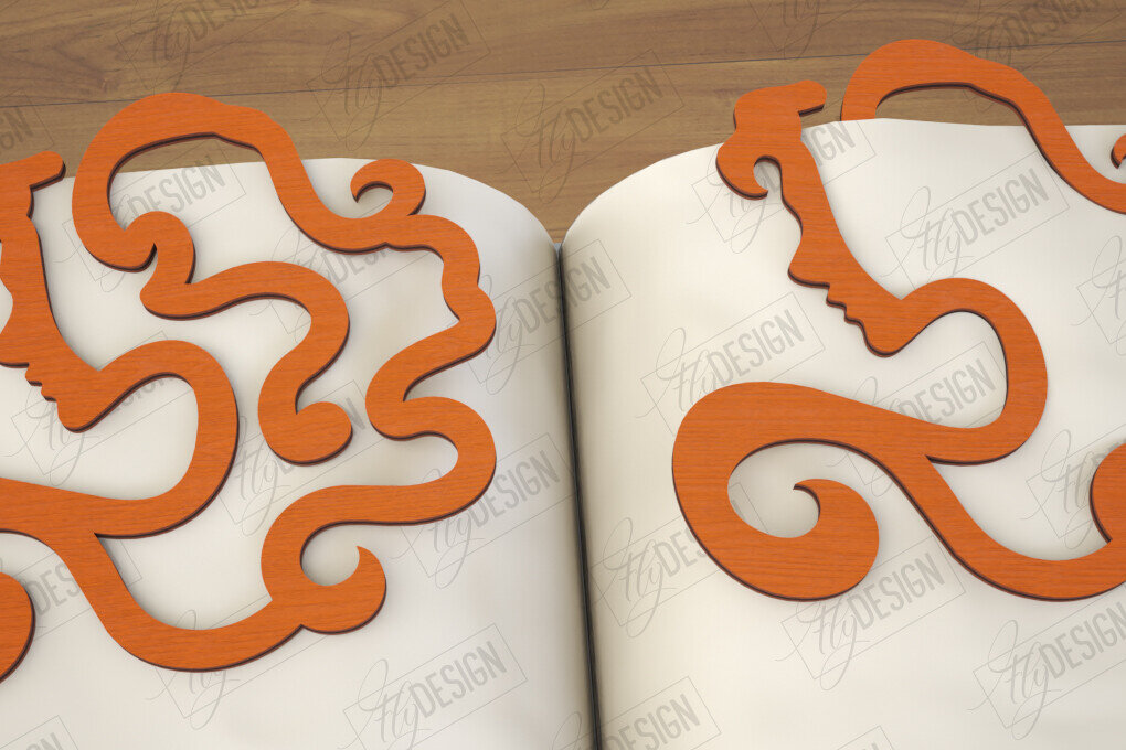 Intra απο ξύλο plywood 3mm-4mm πάχος – Zodiac Bookmark | Αστρολογία |Ζώδιο Δίασταση  20x20 cm INTRAFABR-116413047