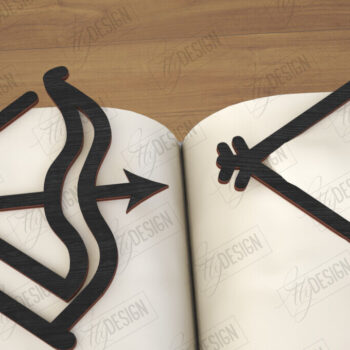 Intra απο ξύλο plywood 3mm-4mm πάχος – Zodiac Bookmark | Αστρολογία |Ζώδιο Δίασταση  20x20 cm INTRAFABR-116413092 - Image 1