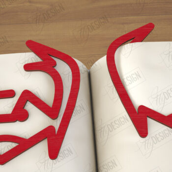 Intra απο ξύλο plywood 3mm-4mm πάχος – Zodiac Bookmark | Αστρολογία |Ζώδιο Δίασταση  20x20 cm INTRAFABR-116413184 - Image 1