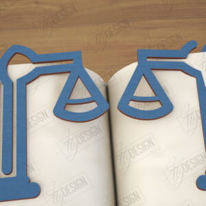 Intra απο ξύλο plywood 3mm-4mm πάχος – Zodiac Bookmark | Αστρολογία |Ζώδιο Δίασταση  20x20 cm INTRAFABR-116413215