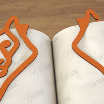 Intra απο ξύλο plywood 3mm-4mm πάχος – Zodiac Bookmark | Αστρολογία |Ζώδιο Δίασταση  20x20 cm INTRAFABR-116412848 - Image 1