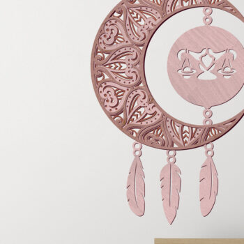 Intra απο ξύλο plywood 3mm-4mm πάχος – Πάνελ τοίχου Zodiac Dream Catcher Bundle Δίασταση  40x30 cm INTRAFABR-105580457 - Image 2