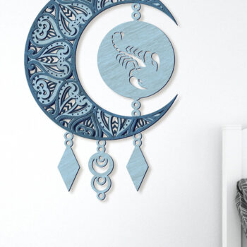 Intra απο ξύλο plywood 3mm-4mm πάχος – Πάνελ τοίχου Zodiac Dream Catcher Bundle Δίασταση  40x30 cm INTRAFABR-105580457 - Image 3