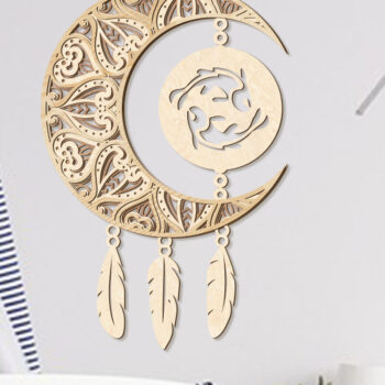 Intra απο ξύλο plywood 3mm-4mm πάχος – Πάνελ τοίχου Zodiac Dream Catcher Bundle Δίασταση  40x30 cm INTRAFABR-105580457 - Image 4