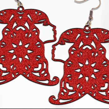 Intra απο ξύλο plywood 3mm-4mm πάχος – Σκουλαρίκια Zodiac | Gemini Δίασταση  5x5 cm INTRAFABR-28669605 - Image 1