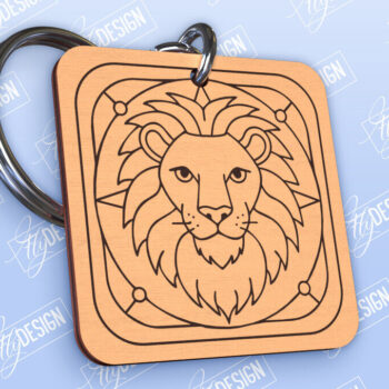 Intra απο ξύλο plywood 3mm-4mm πάχος – Πακέτο σχεδίασης κοπής λέιζερ μπρελόκ Zodiac Δίασταση  5x5 cm INTRAFABR-98551840 - Image 8