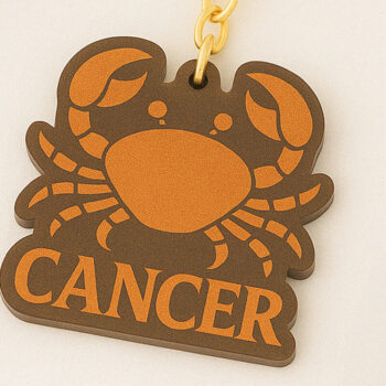 Intra απο ξύλο plywood 3mm-4mm πάχος – Μπρελόκ Zodiac Bundle Δίασταση  5x5 cm INTRAFABR-120351331 - Image 5