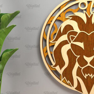 Intra απο ξύλο plywood 3mm-4mm πάχος – Αρχείο κοπής με λέιζερ ZODIAC. Ωροσκόπιο με στρώσεις Δίασταση  20x20 cm INTRAFABR-93641965