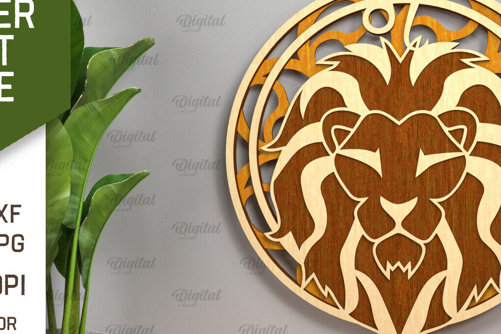 Intra απο ξύλο plywood 3mm-4mm πάχος – Αρχείο κοπής με λέιζερ ZODIAC. Ωροσκόπιο με στρώσεις Δίασταση  20x20 cm INTRAFABR-93641965