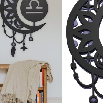 Intra απο ξύλο plywood 3mm-4mm πάχος – Πακέτο ζωδίου, 3D για Δίασταση  20x20 cm INTRAFABR-67043223 - Image 3