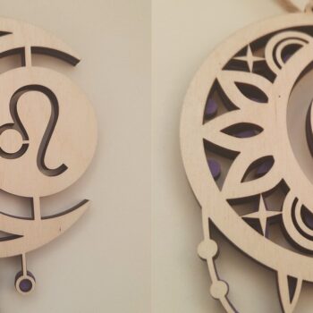 Intra απο ξύλο plywood 3mm-4mm πάχος – Πακέτο ζωδίου, 3D για Δίασταση  20x20 cm INTRAFABR-67043223 - Image 4