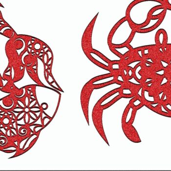 Intra απο ξύλο plywood 3mm-4mm πάχος – Πακέτο Zodiac Δίασταση  20x20 cm INTRAFABR-31174941 - Image 3