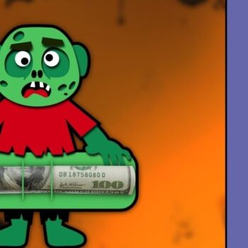 Intra απο ξύλο plywood 3mm-4mm πάχος – Zombie Money Holder Card Δίασταση 20x20 cm INTRAFABR-36513323 - Image 1