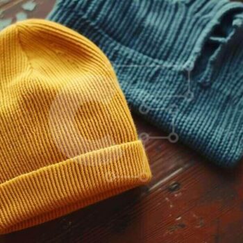 Intra Συλλεκτικό Ξύλινο Παζλ Plywood  4mm - Πλεκτά καπέλα σε ρουστίκ ξύλο Σε Ξύλινο Κουτί - Διαστάσεις: 10x10 cm – 25 κομμάτια - Image 1