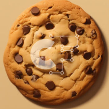 Intra Συλλεκτικό Ξύλινο Παζλ Plywood  4mm - Φρεσκοψημένο μπισκότο με τσιπ σοκολάτας σε υπόλευκο φόντο Σε Ξύλινο Κουτί - Διαστάσεις: 10x10 cm – 25 κομμάτια - Image 1