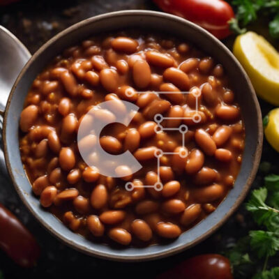 Intra Συλλεκτικό Ξύλινο Παζλ Plywood  4mm - Νόστιμο μπολ με φασόλια και λαχανικά με ψωμί στο φόντο Σε Ξύλινο Κουτί - Διαστάσεις: 10x10 cm – 25 κομμάτια - Image 1