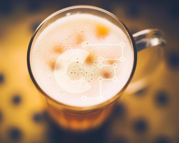 Intra Συλλεκτικό Ξύλινο Παζλ Plywood  4mm - Ποτήρι μπύρα με αφρό Σε Ξύλινο Κουτί - Διαστάσεις: 10x10 cm – 25 κομμάτια