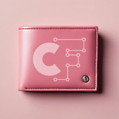 Intra Συλλεκτικό Ξύλινο Παζλ Plywood 4mm - Ροζ δερμάτινο πορτοφόλι σε ροζ φόντο Σε Ξύλινο Κουτί - Διαστάσεις: 10x10 cm – 25 κομμάτια - Image 1