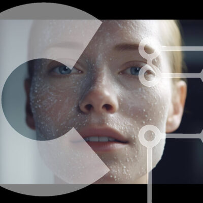 Intra Συλλεκτικό Ξύλινο Παζλ Plywood  4mm - Γυναίκα με λευκή πούδρα στο πρόσωπο στην έννοια ομορφιάς και περιποίησης δέρματος Σε Ξύλινο Κουτί - Διαστάσεις: 10x10 cm – 25 κομμάτια - Image 1