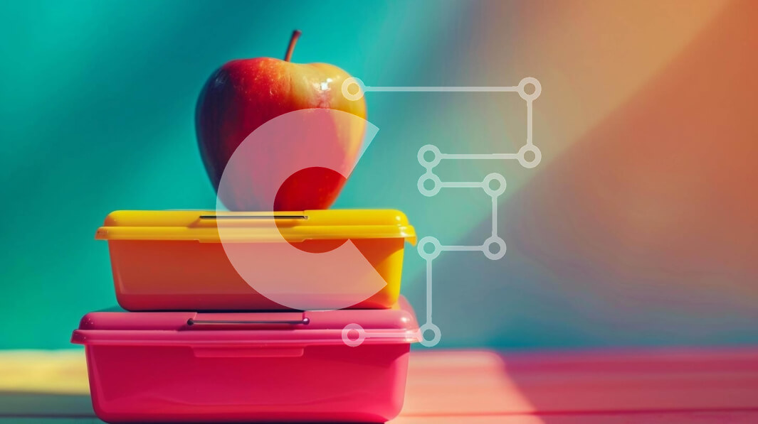 Intra Συλλεκτικό Ξύλινο Παζλ Plywood  4mm - Πολύχρωμα στοιβαγμένα κουτιά γεύματος με φρέσκο ​​μήλο Σε Ξύλινο Κουτί - Διαστάσεις: 10x10 cm – 25 κομμάτια