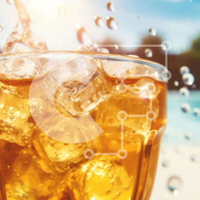 Intra Συλλεκτικό Ξύλινο Παζλ Plywood 4mm - Ποτήρι με παγάκια και αλκοολούχο ποτό Σε Ξύλινο Κουτί - Διαστάσεις: 10x10 cm – 25 κομμάτια - Image 1