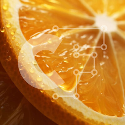 Intra Συλλεκτικό Ξύλινο Παζλ Plywood  4mm - Κοντινό πλάνο φρέσκιας φέτας πορτοκαλιού με σταγονίδια νερού Σε Ξύλινο Κουτί - Διαστάσεις: 10x10 cm – 25 κομμάτια - Image 1