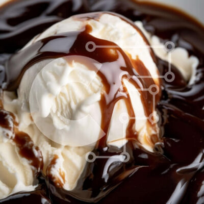 Intra Συλλεκτικό Ξύλινο Παζλ Plywood 4mm - Δελεαστικό μπολ με παγωτό με σοκολάτα και καραμέλα Σε Ξύλινο Κουτί - Διαστάσεις: 10x10 cm – 25 κομμάτια - Image 1