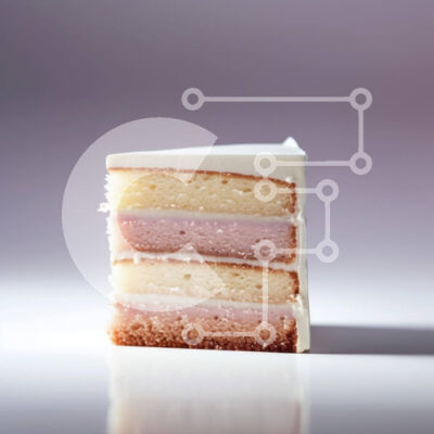 Intra Συλλεκτικό Ξύλινο Παζλ Plywood  4mm - Πολύχρωμο κέικ τεσσάρων στρώσεων στο τραπέζι Σε Ξύλινο Κουτί - Διαστάσεις: 10x10 cm – 25 κομμάτια - Image 1