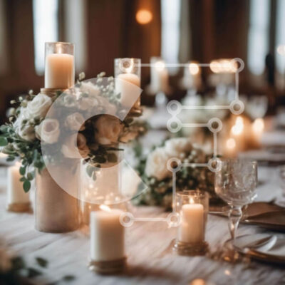 Intra Συλλεκτικό Ξύλινο Παζλ Plywood 4mm - Όμορφα διακοσμημένη τραπεζαρία Σε Ξύλινο Κουτί - Διαστάσεις: 10x10 cm – 25 κομμάτια - Image 1