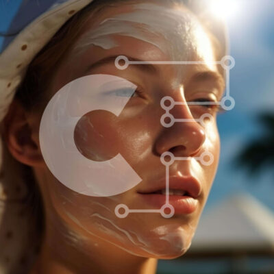 Intra Συλλεκτικό Ξύλινο Παζλ Plywood  4mm - Γυναίκα με προϊόντα περιποίησης δέρματος προσώπου σε εξωτερικούς χώρους Σε Ξύλινο Κουτί - Διαστάσεις: 10x10 cm – 25 κομμάτια - Image 1