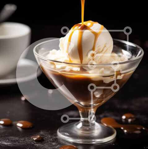 Intra Συλλεκτικό Ξύλινο Παζλ Plywood 4mm - Νόστιμο παγωτό με καραμέλα Σε Ξύλινο Κουτί - Διαστάσεις: 10x10 cm – 25 κομμάτια - Image 1